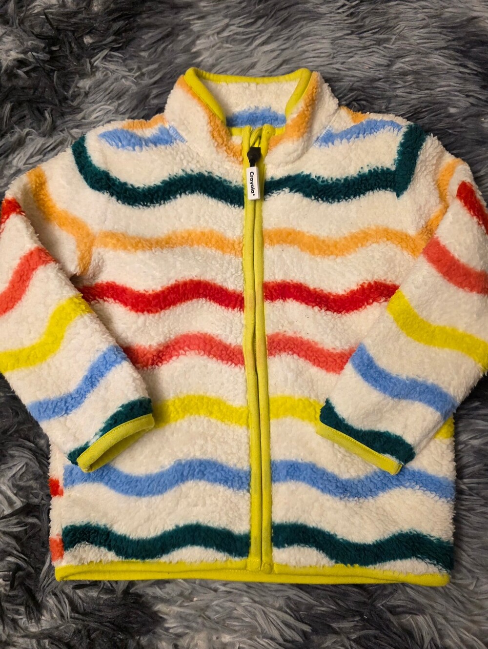 Colorful Zip-up Kids Sweater